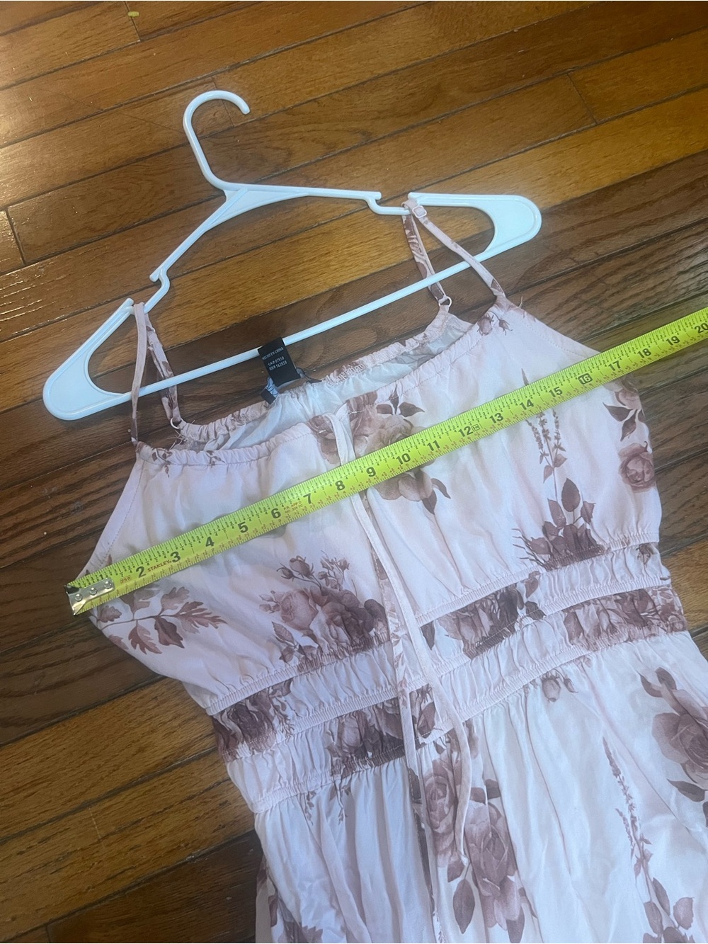 Streetwear Society Pink Floral High-Low Maxi Dress - Picture 8 of 11